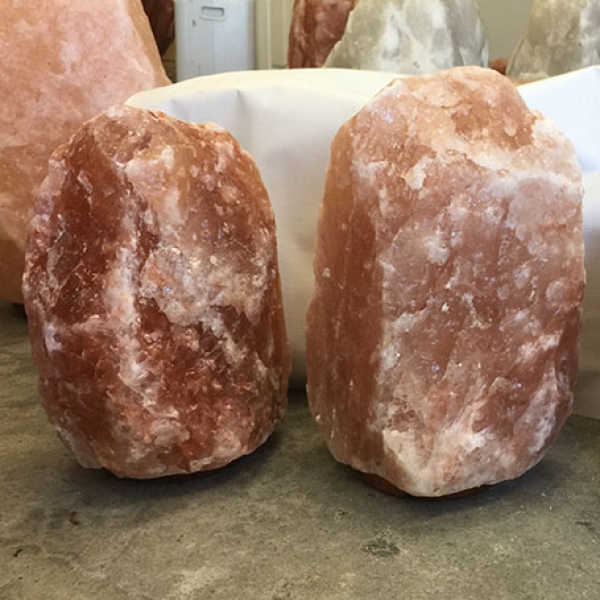 Himalayan Salt Lamp Natural Pink Jumbo V (165-220 lbs each)
